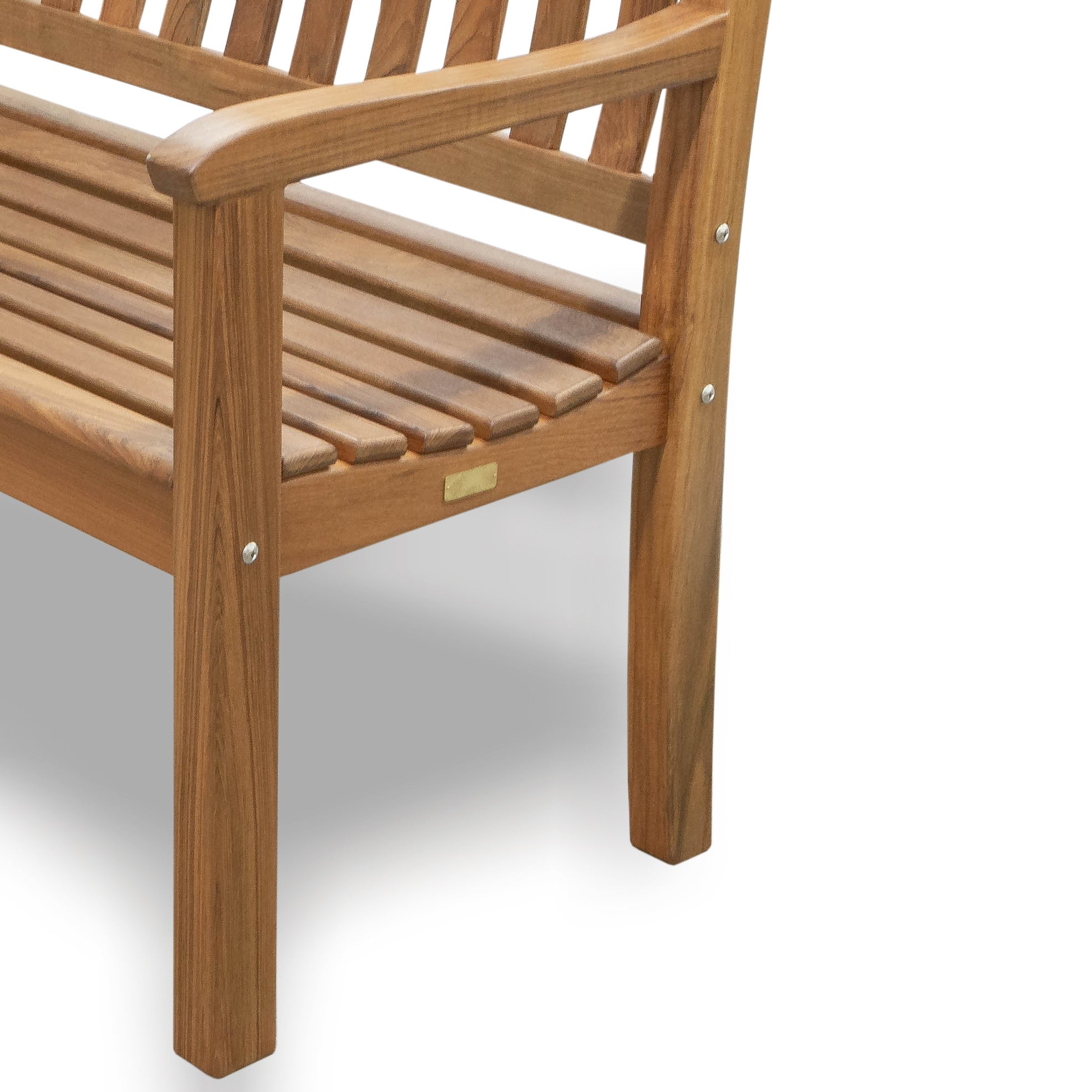 60" Teak Solid Wood Garden Bench-My Store