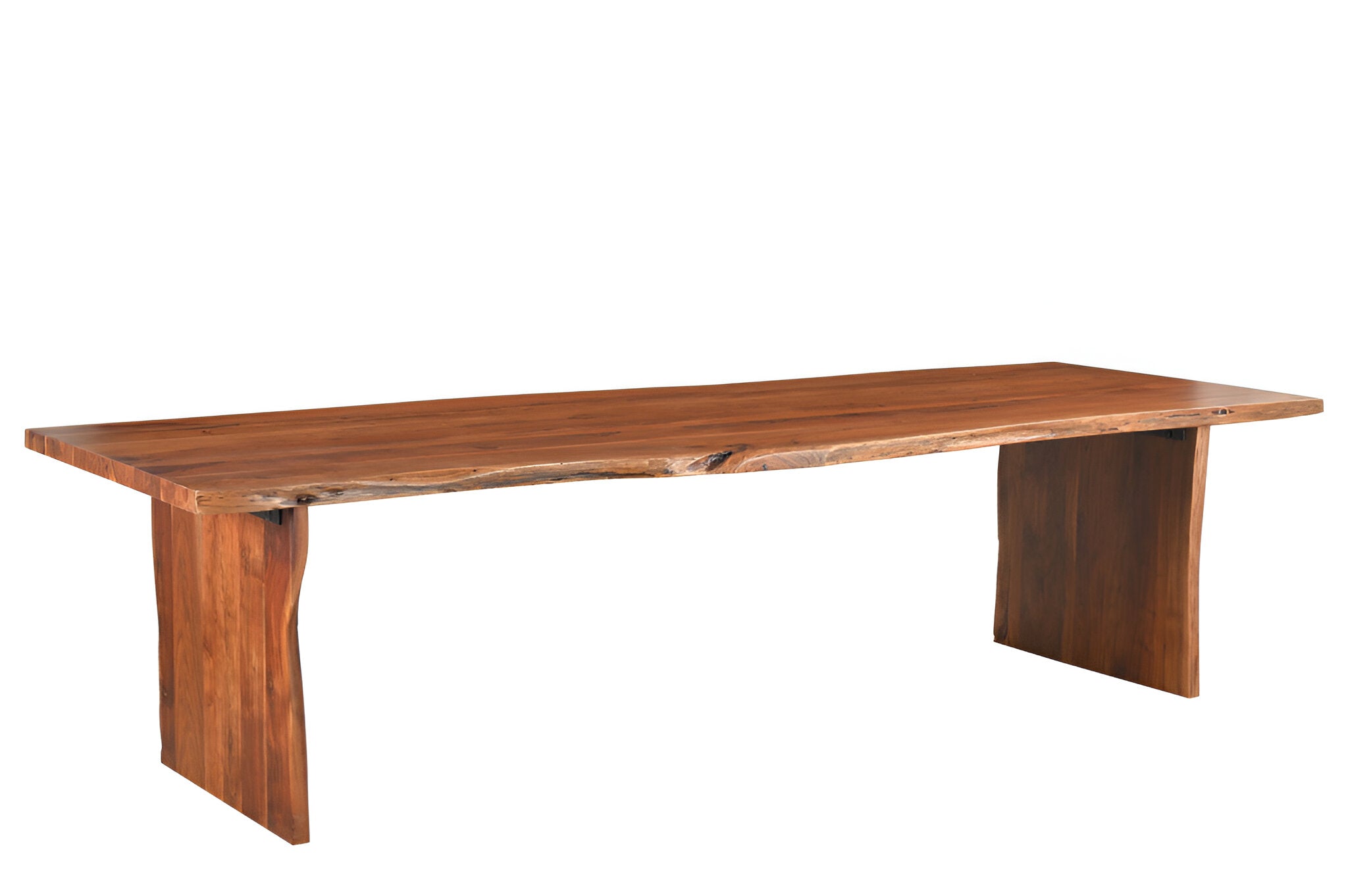 73" Brown Solid Wood Dining Bench